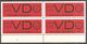 DDR 1965 // VD ** 4er Block - Nuovi