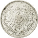 Monnaie, GERMANY - EMPIRE, 1/2 Mark, 1906, Munich, TTB, Argent, KM:17 - 1/2 Mark