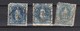 SUISSE - HELVETIA - LOT 3 STAMPS PERFINE / R 227 - Perfins