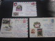 3 Lettres Av Timbres - Europe - Russie Et URSS - 1923-1991 URSS - 1941-50 - Lettre - Document -By Air-mail - Cartas & Documentos