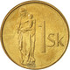 Monnaie, Slovaquie, Koruna, 1994, TTB+, Bronze Plated Steel, KM:12 - Slovaquie