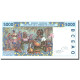 Billet, West African States, 5000 Francs, Undated (1992-2003), 9512808584 - Westafrikanischer Staaten