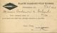 USA - Postkarte Mit Zudruck - Black Diamond File Works - Ganzsache Gel. 1893 - ...-1900