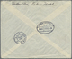 Br China: 1923, Junk 1/2 C.-10 C.-ex (14) W. 1 C./3 C. Tied "SHANGHAI 2.11.31" To Registered Cover Via Siberia To Munich - Autres & Non Classés