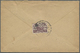 Br Thailand: 1945. Envelope (tears) Headed 'Thye Peng Hotel, Chiengmai' Addressed To Panakon Bearing SG 304, 5s Purple T - Thaïlande