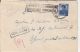 KING MICHAEL, CENSORED SLATINA NR 18, WW2, STAMPS ON REGISTERED COVER, 1941, ROMANIA - Briefe U. Dokumente