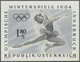 (*) Thematik: Olympische Spiele / Olympic Games: 1964, OLYMPIC GAMES INNSBRUCK, Austria 1.80 Sch. FIGURE SKATING, Imperf - Other & Unclassified