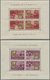 Delcampe - ** Ungarn: 1947, 8 F To 70 F Roosevelt In Eight Tete-beche Blocks (each Two Pairs) - Covers & Documents