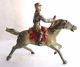 FIGURINE HR Henri Roger Aluminium CAVALIER OFFICIER MARECHAL FOCH - Quiralu