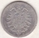 Empire. 50 Pfennig 1876 C (FRANKFURT) , En Argent - 50 Pfennig