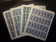 RUSSIA 1987 MNH (**)YVERT5383-5386.SPORTS DE MONTAGNE.L'ALPINISME En 4  Feuilles - Full Sheets