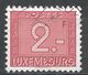 Luxembourg 1946. Scott #J32 (U) Numeral Of Value - Portomarken