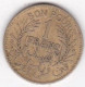 Protectorat Français Bon Pour 1 Franc 1945 – AH 1364 En Bronze-aluminium , Lec# 245 - Tunisia