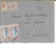 MARTINIQUE - 1930 - ENVELOPPE RECOMMANDEE De LAMENTIN (RARE) => MARSEILLE - Storia Postale