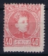 Spain: Ed 251 Mi Nr 219  MH/* Flz/ Charniere 1902 - Unused Stamps