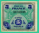 5 Francs  Drapeau - France - Série 1944 - N° 41732348 - TTB - - 1944 Flagge/Frankreich