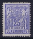 Luxembourg :  Mi 52 A   MH/* Flz/ Charniere  Perfo 12.50 - 1882 Alegorias