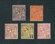 Principauté De MONACO 1891-94 - Prince Albert I - MH - Yvert 17-21 - Unused Stamps