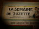 1948 LSDS (La Semaine De Suzette): Leçon De Politesse ; Dame TARTINE Marie Sa Fille ; Drôles D'oiseaux ; Etc - La Semaine De Suzette