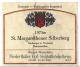 St. Margarethener Silberberg - 1973 - Gewurztraminer