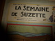 1949 LSDS: La Leçon De L'ARAIGNEE ; Les Aventures De Jaunet De Zillebeke ; Etc - La Semaine De Suzette