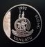 VANUATU 50 VATU 1992 SILVER PROOF "Olympics Games 1992" Free Shipping Via Registered Air Mail - Vanuatu