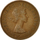 Monnaie, Grande-Bretagne, Elizabeth II, 1/2 Penny, 1954, TB+, Bronze, KM:896 - C. 1/2 Penny