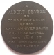 Médaille Bronze. Albert Devèze. En Commémoration De Son XXVe Anniversaire Professionel 1902-1927. A. Bonnetain. 55mm-59g - Professionali / Di Società