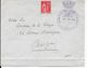 ESPAGNE - 1936 - ENVELOPPE En FRANCHISE Du COMMANDANT Des FORTIFICATIONS De La 6° DIVISION => PARIS - Marques De Censures Nationalistes