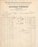 Facture Ancienne/Tissage & Blanchisserie Méca/ Mouchoirs & Serviettes/ Alexandre Turpault/CHOLET/M & L/1892  FACT248 - Kleding & Textiel