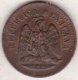 Mexico SECOND REPUBLIC . 1 Centavo 1890 Mo. Fautée. Le 0 De 1890 Est Bouché Et En Relièf  . Erreur - Mexique