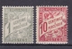 MONACO 1905/09 TIMBRE POSTE TAXE  N° 1 A 3 * ET OBL. LE LOT DE 4 TIMBRES - Nuevos