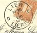 108 Op Kaart Met Stempel LIER / LIERRE D Op 7/08/1914 (Offensief W.O.I) - Zone Non Occupée