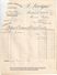 2 Facture Commerciales Anciennes/Manufacture De Confection Et Lingerie/J LAVIGNE/ Bordeaux/Place Du Palais/1910  FACT287 - Textile & Clothing