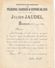 Lettre Commerciale Ancienne/Manufacture Pèlerines Vareuses & Vestons De Cuir/Julien JAUDEL/Besançon/DOUBS/1916   FACT315 - Kleidung & Textil