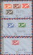 1944  Série PA France Libre Sur 3 Enveloppes Recommandées Et Censurées Pour Les USA - Storia Postale