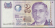 Singapore / Singapur: Set Os Two Notes 2 Dollars ND(1999) And 50 Dollars ND(1999), P.38 And 41, Both - Singapore