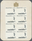 **/(*) Malaiische Staaten - Kelantan: 1965, Orchids Imperforate PROOF Block Of Eight With Black Printing On - Kelantan