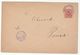 1896 MAYOR Of OCHSENHAUSEN Wurttemberg POSTAL STATIONERY COVER To BIBERACH Stamps Germany - Ganzsachen