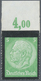 ** Deutsches Reich - 3. Reich: 1935, 5 Pfg. Hindenburg-Trauerrand", Abart "OBEN UNGEZÄHNT", Postfrische - Nuovi