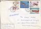 69302- CHRISTMAS, PENGUINS, SQUID, PLANE, DOG SLED, STAMPS ON COVER, 2000, BRITISH ANTARCTIC TERRITORIES - Covers & Documents