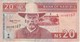 BILLETE DE NAMIBIA DE 20 DOLLARS DEL AÑO 1996  (BANKNOTE) GACELA-DEER - Namibie