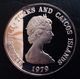 Turks And Caicos Islands 10 CROWNS 1979 SILVER PROOF "10th Anniversary - Prince Charles' I" Free Shipping Via Registered - Turks & Caicos (Îles)