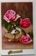 Cp Lot 5x LITHO  ILLUSTRATEUR Divers Berg ROSES ROSE DANS VASE ART NOUVEAU  Deco - Collections & Lots