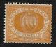 1877 San Marino Saint Marin CIFRA O STEMMA 5c Giallo (2) MLH* - Neufs