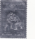 Etiquette De Vin Gaufrée Neuve  7,5 X 11 Jeux Olympiques De MUNICH 1972 FUJEIRA Olympisme J.O. Sport Lutte - Etiketten Ungewöhnlicher Form