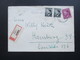 Böhmen Und Mähren 1942 Einschreiben Prag 6 4280 MiF Nr. 89 Unterrandpaar! + Nr. 103 Nach Hamburg. Bedarf! - Covers & Documents