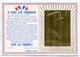 RC 7825 FRANCE DE GAULLE SOUSCRIPTION POUR L'EDIFICATION DU MÉMORIAL OR 24 CARATS GOLD CARTE MAXIMUM - 1970-1979