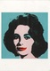 Künstlerkarte AK Andy Warhol Andrew Warhola Liz #5 Early Colored Liz 1963 Elizabeth Taylor Pop Art Signiert - Warhol, Andy
