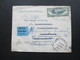 USA 1939 / 40 Flugpostmarke Transatlantikflug New York - Marseille. Air Mail. OKW Zensur. Weitergeleitet / Hands. Vermer - Cartas & Documentos